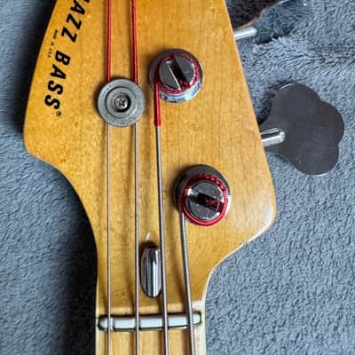 Vintage Fender Jazz Bass Left-Handed USA Circa 1977–1978 – Bartolini Upgrade – Hardshell Case image 14