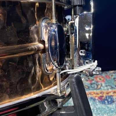 Tama - 5.5x14" Hammered Bronze Snare Drum 2000s image 10