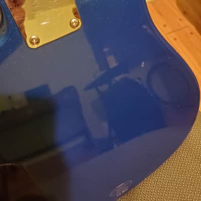 Yamaha TBRX174 4-String Electric Bass  Metallic Blue image 6