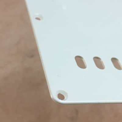 Fender Vintage Spec Aged White Relic Tremolo Cover Strat Back Plate Mint Green image 13