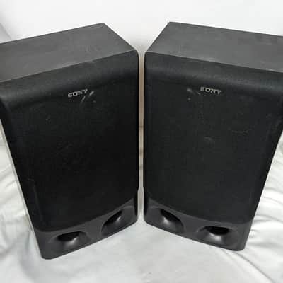 Sony SS-D555 Set Of 3-way Speakers - 19” Tall - Black - 2 Channel image 2