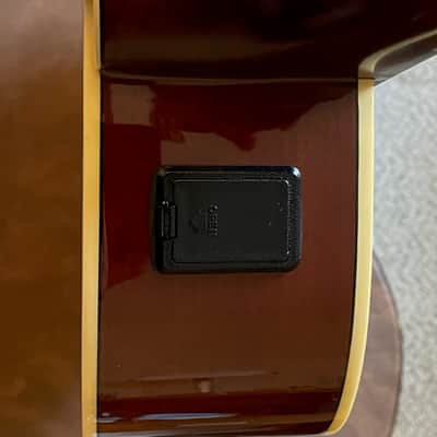 2003 Yamaha APX-5A acoustic/electric 6-string guitar in unique Sandburst finish, with OHSC image 5