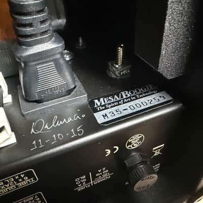 Mesa Boogie Mark Five: 35 35-watt Tube Amplifier Head - Black Bronco image 11