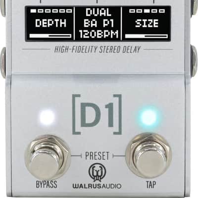 Walrus Audio Mako Series MKII: D1 High-Fidelity Delay