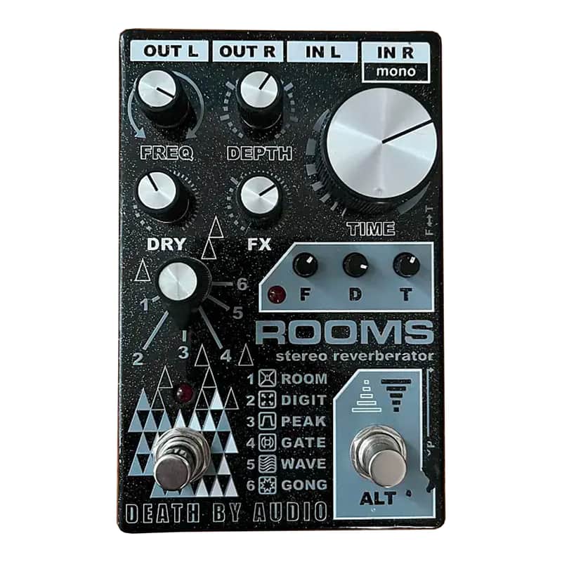 Death By Audio Rooms Stereo Reverberator Pedal - Open Box image 1