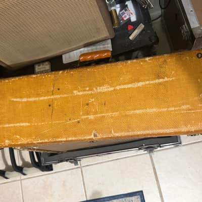1954 Fender Champion Lap Steel 100% original pick up, electronics signed by “Gloria 5-4-54” & rare Tweed Case 1948 - 1955 - Mother of Pearl image 10