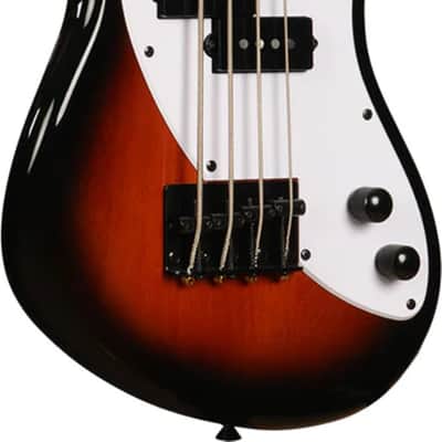 Kala Solid Body Fretless 4-String Electric U-BASS, Laurel Fingerboard, Tobacco Burst