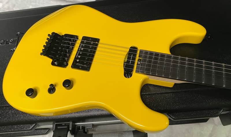 NEW ! Charvel USA Custom Shop Limited Edition San Dimas HS - Yellow Pearl Finish - Authorized Dealer - G07165 image 1