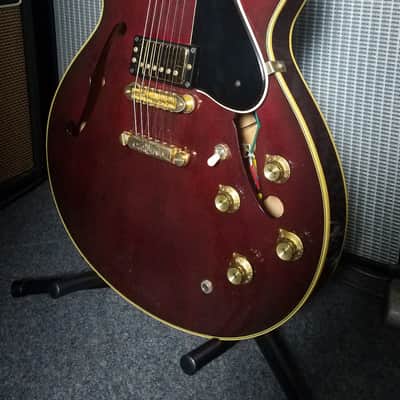 Yamaha SA2000S Solid Spruce Top Burgundy & OHSC 1978 image 2