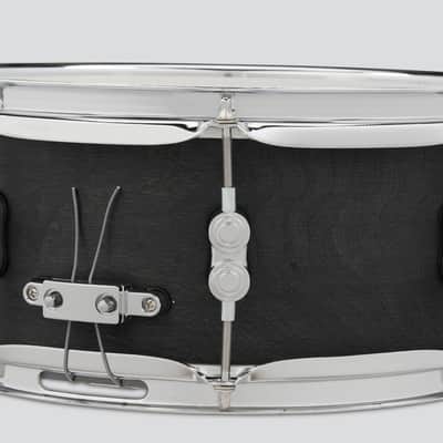 PDP Concept Series Black Wax Maple Snare, 5.5x13, Satin Black w/Chrome Hardware (PDSN5513BWCR) image 4