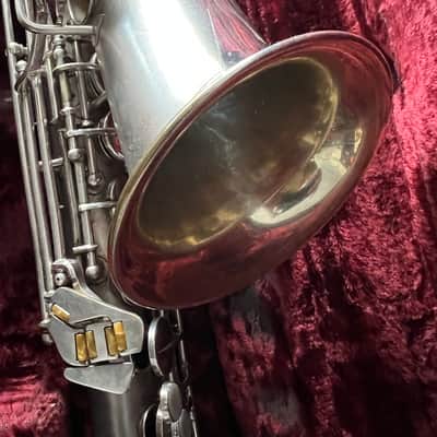 C.G. Conn Chu Berry Transitional Alto Sax 1933 - Silver image 12