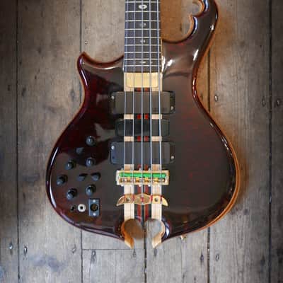 Alembic Omega Cut 5 String Bass 1990's Natural image 1