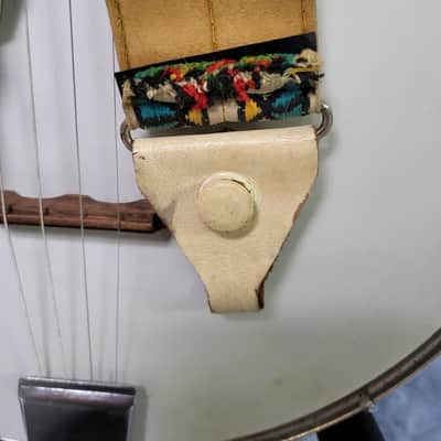 Vintage 1960's Ace Stained Glass Banjo Strap Case Candy #3 imagen 4