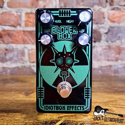 IdiotBox Effects Blower Box Bass Distortion *NEW* (2020s - Black/Green Sparkle) image 2