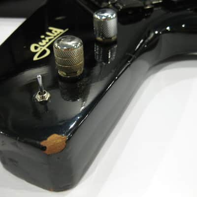 Rare Guild X100 Blade Runner Electric Guitar, 1985, Black image 7