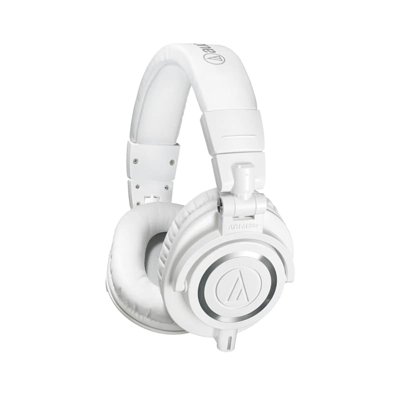 Audio-Technica ATH-M50x Monitor Headphones (White) image 1