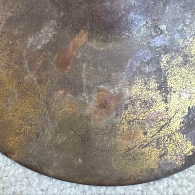 C.G. Conn One Vintage 7” Pan American Cymbal 20s 30s - Cu image 5