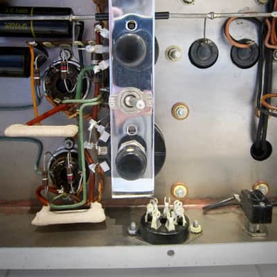 Western Electric Tube Mono Power Amp (2) 6L6's Circa-1950s-Chrome Chassis image 17