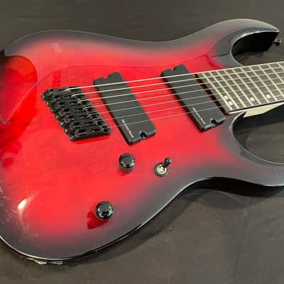 Harley Benton MultiScale-7 TPB DLX 7-String - MULTISCALE Guitar image 2