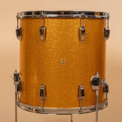 1960s Ludwig Gold Sparkle Super Classic Drum Set image 2