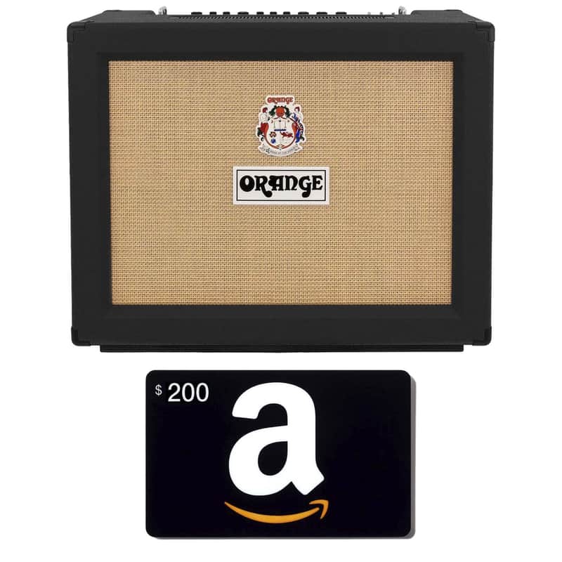 Orange Rockerverb 50 MKIII 50-watt Tube Amp (Black), Amazon Gift Card $200.00 Bundle