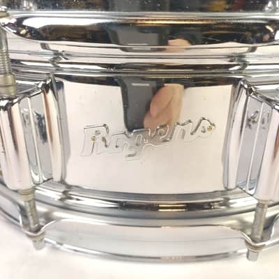 *Rogers SuperTen 5x14"Snare Drum COS Steel 10Lug Script Chrome Vintage 70s #5092 image 6