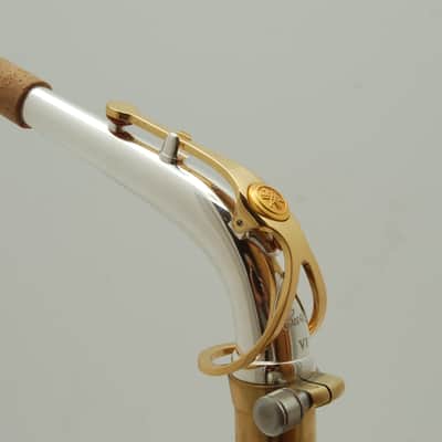 Yamaha Custom AV1S Alto Saxophone Neck, V1 Silver Plate/Gold Option image 3