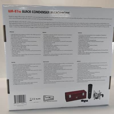 Warm Audio WA-87 R2 Large Diaphragm Multipattern Condenser Microphone - Black image 2