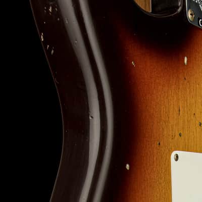Fender Custom Shop Empire 59 Transition Stratocaster Relic - Faded Aged Chocolate 3-Color Sunburst #19506 image 12