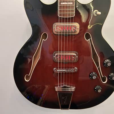Fender Modern Player Coronado Guitar 2014 - 2018 - Black Cherry Burst image 2