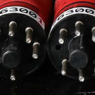 4x 1940's NOS Philips-Miniwatt EF39 Top Cap Pentode Red Coated Glass Made in Gt Britain Amplitrex Tested image 10