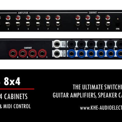 KHE Audio | ACS 8x4 | Guitar Amplifier Speaker Cabinet Switcher