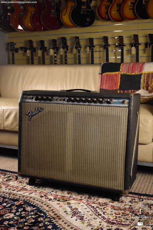 Fender Twin Reverb 2-Channel 100-Watt 2x12" Guitar Combo 1976 - Silverface image 1