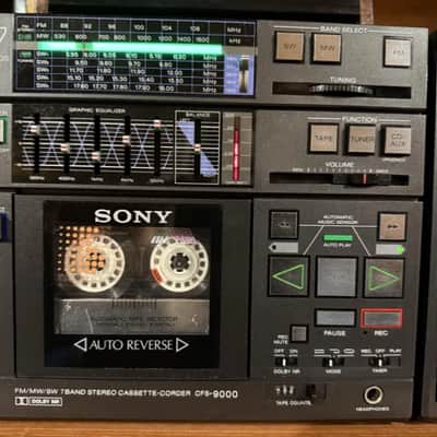 SONY CFS-9000 Rare Vintage Cassette Deck Boombox Japan Warranty image 23