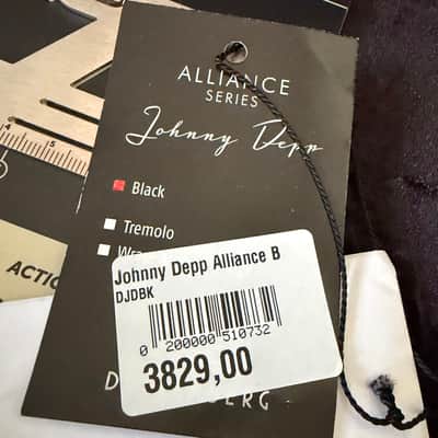 Duesenberg Johnny Depp Signature Series Electric Guitar 2010s - Aluminum Tattooed image 5