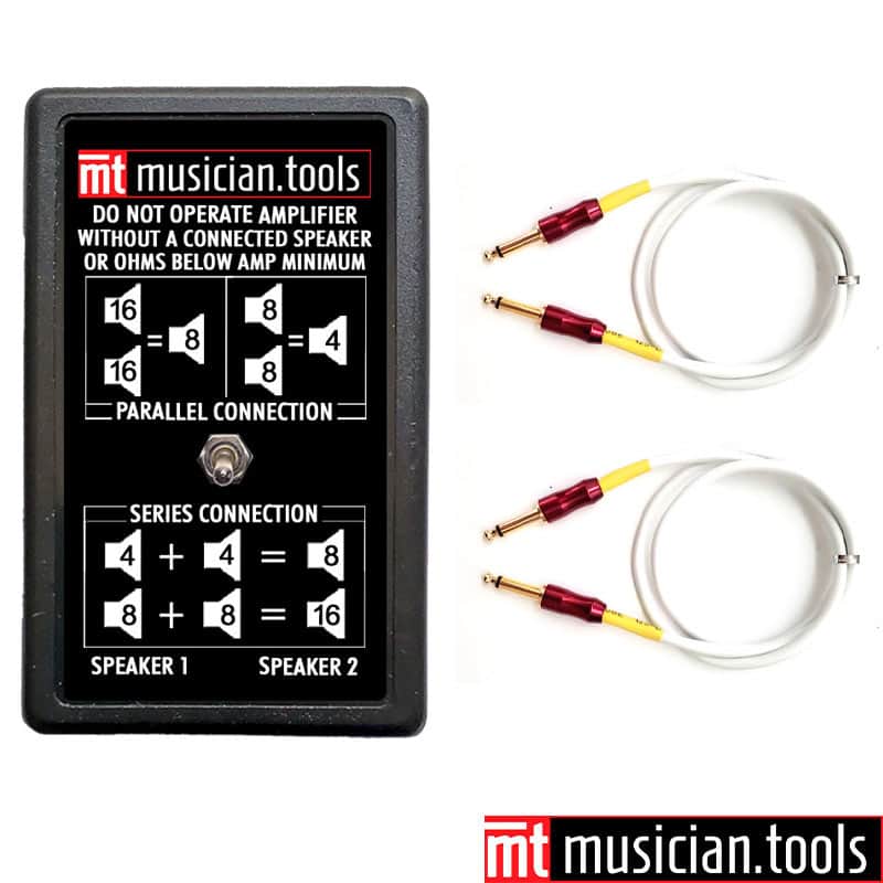 Musician.Tools Speaker Expander for Guitar & Bass Amplifiers with 2 Speaker Cable image 1