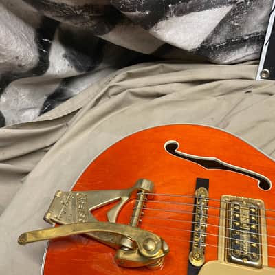 Gretsch G6122 Jr. 6122 Country Classic Junior Guitar with Case MIJ Japan 1999 Orange image 7