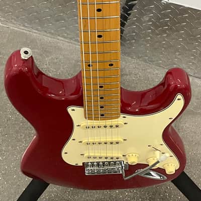 Fender Squier II Stratocaster - 1989 Silver Label - Maple Neck - Red - MIK Korea-Alnico V PUPs image 4