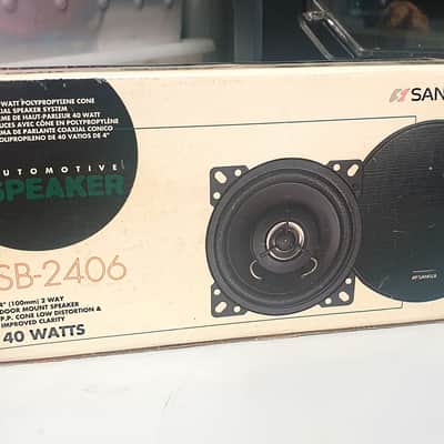 Vintage *New* Sansui SB-2406 Car Speakers - New Old Stock Open Box image 5