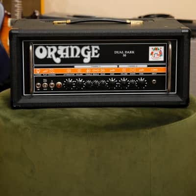 Orange Duak Dark 50 2-Channel Valve Amplifier Head Black Pre-Owned image 1