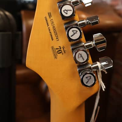 American Ultra II Stratocaster Ebony Fingerboard Noble Blue image 6