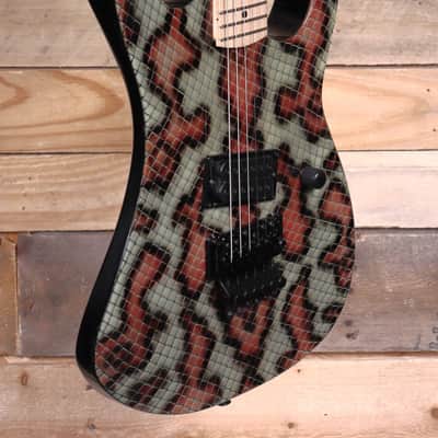 BC Rich Gunslinger Snakeskin Custom Electric Guitar w/ Floyd Rose & Case image 2