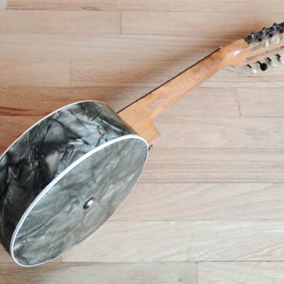 1890s French Banjoline Mandolin Banjo Vintage String Instrument Restored image 7