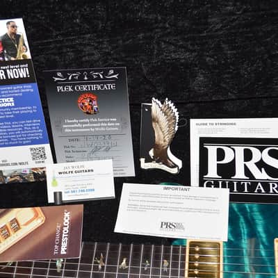 PRS Custom 22 Artist Package Quilt 2007 - Turquoise image 15