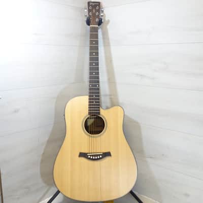 Tagima Tagima Série Walnut TWO Folk Acoustic-Electric Guitar – Factory Second / Fishman Isys 2017-2019 - Natural image 14