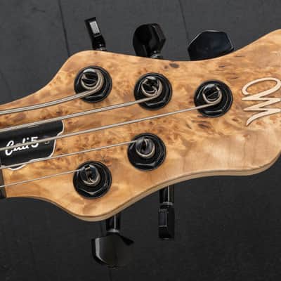 Mayones Cali 5 Fretless Mini Bass Eye Poplar - Trans Natural Matt image 8