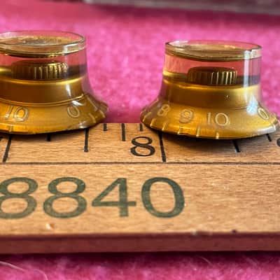 vintage 1962 Gibson reflector knobs for Les Paul 1960's sg es-335 175 flying V L5 paf L image 6
