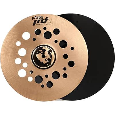 Paiste 1259012 PSTX 45 Daru Jones 12" Hi-Hat Pair Cymbals image 1
