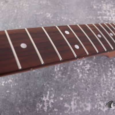 Mahogany Spoke Wheel Carbon Fiber Rods Neck Stainless Steel Jescar Frets Brand New image 7