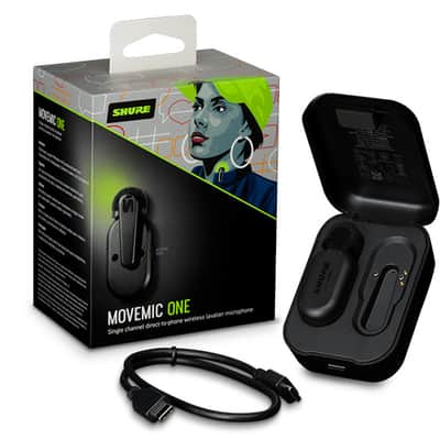 Shure MV-ONE-Z7 MoveMic One 1-Person Clip-On Wireless Microphone System image 5
